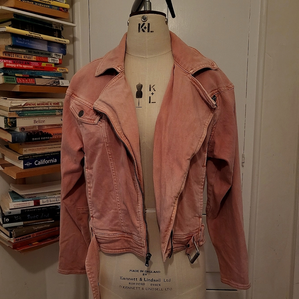 PAIGE Pink Denim Jacket